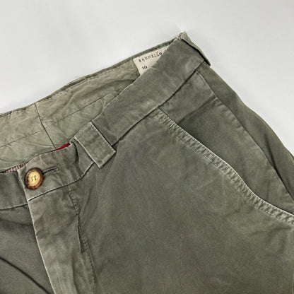 BRUNELLO CUCINELLI ブルネロクチネリ DE91930 カーキ アイビエイターパンツ ボトムス
