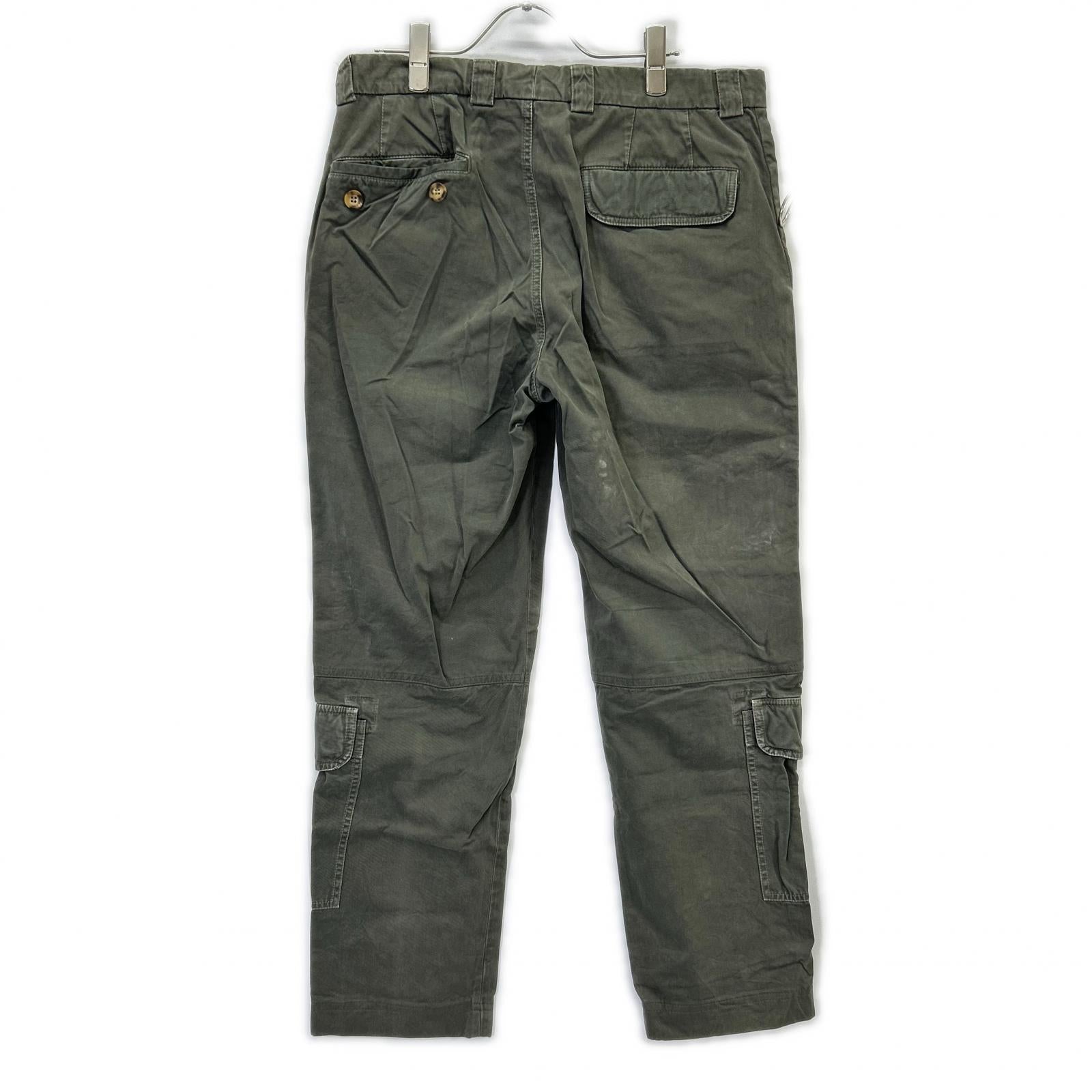 BRUNELLO CUCINELLI ブルネロクチネリ DE91930 カーキ アイビエイターパンツ ボトムス
