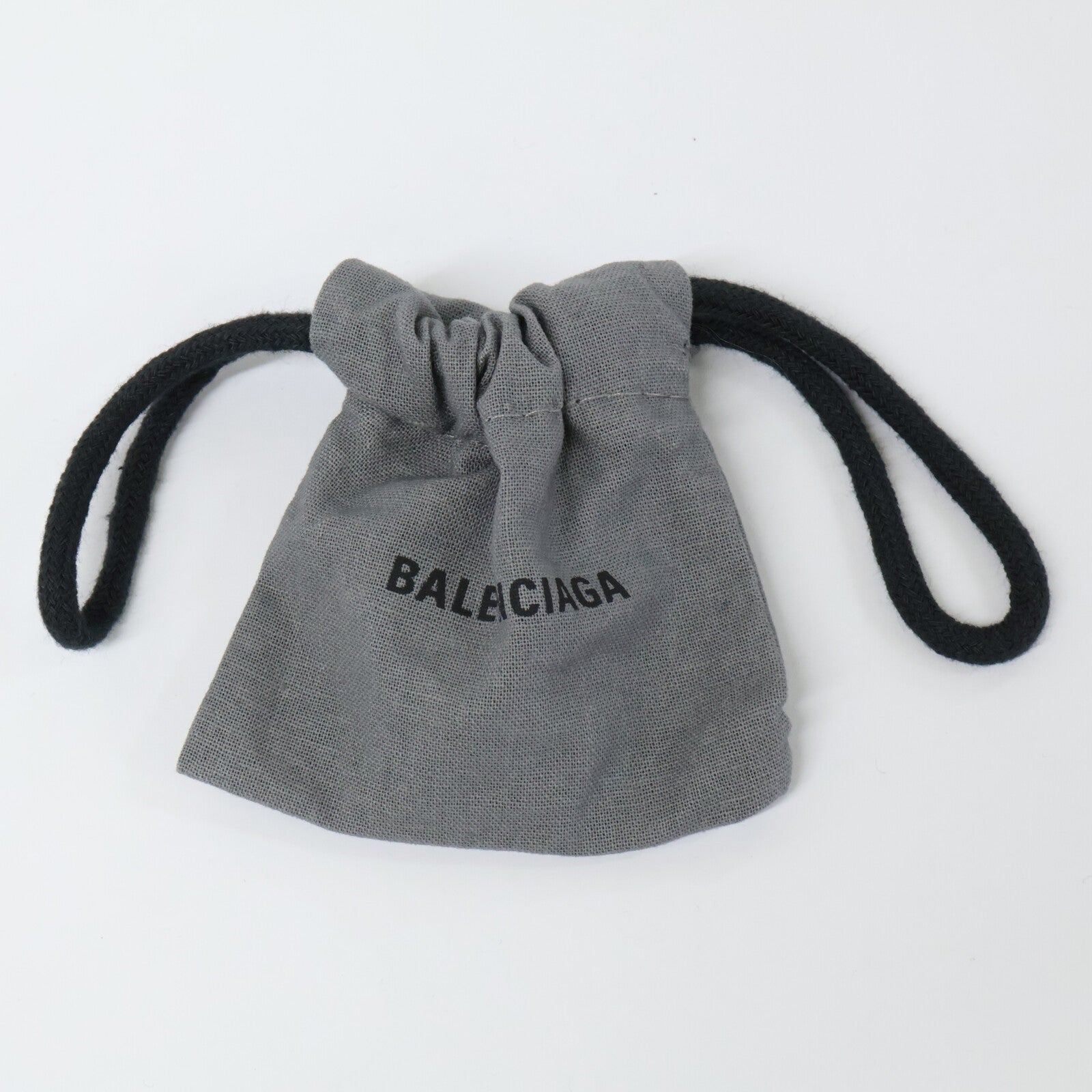 BALENCIAGA バレンシアガ 【美品】LOOP シャイニー ブラス&ラインストーン ピアス