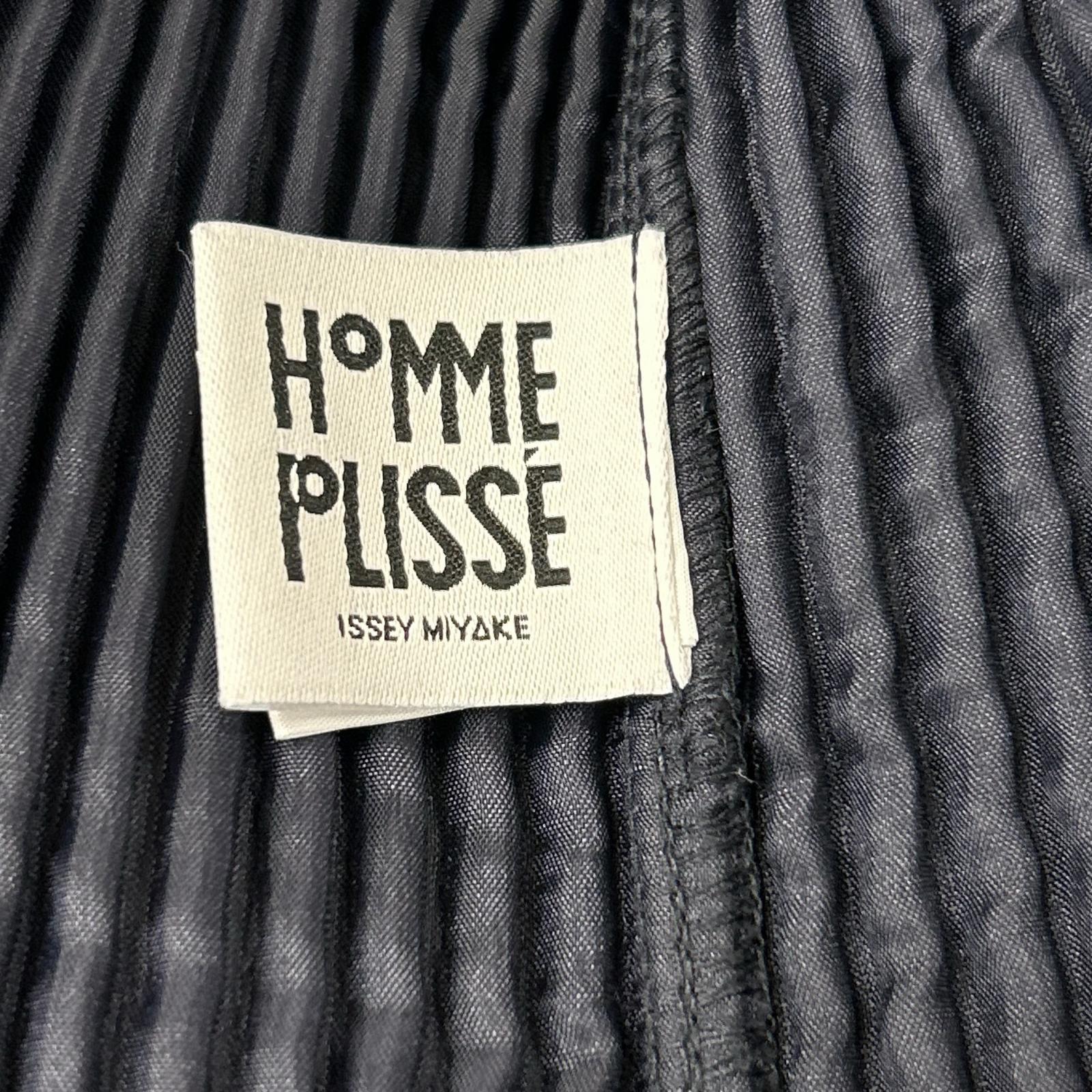 HOMME PLISSE ISSEY MIYAKE オムプリッセ イッセイミヤケ HP55JD201 ネイビー BASICS プリーツテーラードジャケット ジャケット