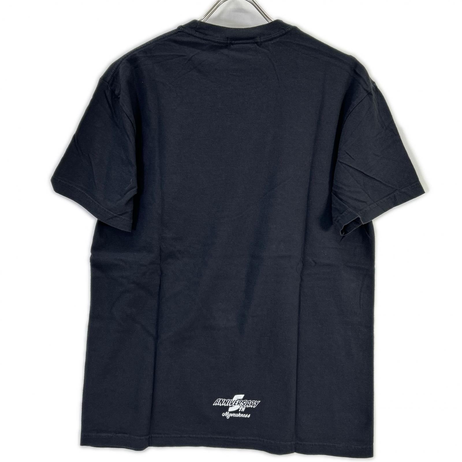 My weakness マイウィークネス 12-CS-05 ブラック ミッキー プリント 半袖Tシャツ トップス