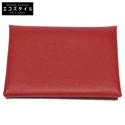 HERMES エルメス 【美品】W刻印 カルヴィ デュオ エプソン カード コインケース