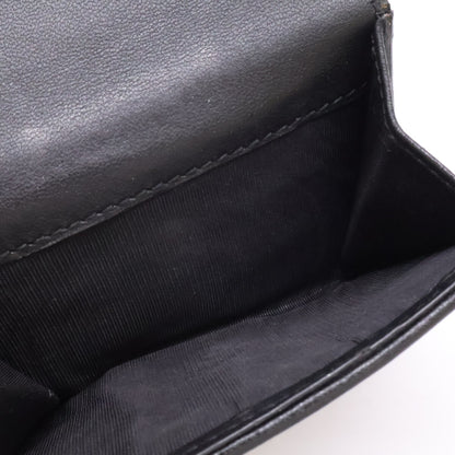 Christian Dior クリスチャンディオール Lady Dior レディディオール カナージュ ラムスキン コンパクトウォレット 三つ折り財布（小銭入れあり）