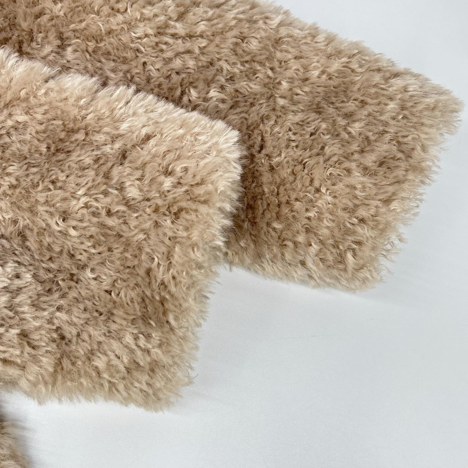 HERNO ヘルノ CA000500D CURLY FAUX FUR OVERSIZE FIT コート コート