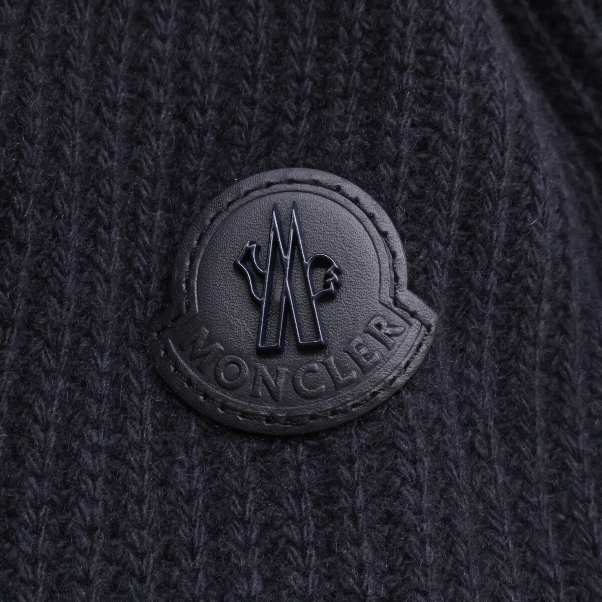MONCLER Monkurē Excellent Condition CARDIGAN TRICOT Knit-Panel Hooded Down Jacket Jacket