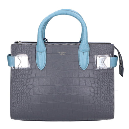 PELLE MORBIDA ペッレモルビダ 【新品同様】Maiden Voyage メイデンヴォヤージュ PMO-MB084PO MB084 型押しレザー ミニ ボストン トートバッグ