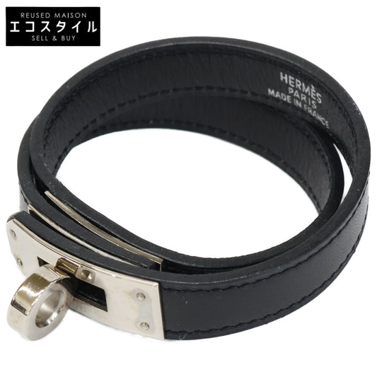 HERMES エルメス 00s □F刻印 ケリー ドゥブルトゥール レザー ブレスレット