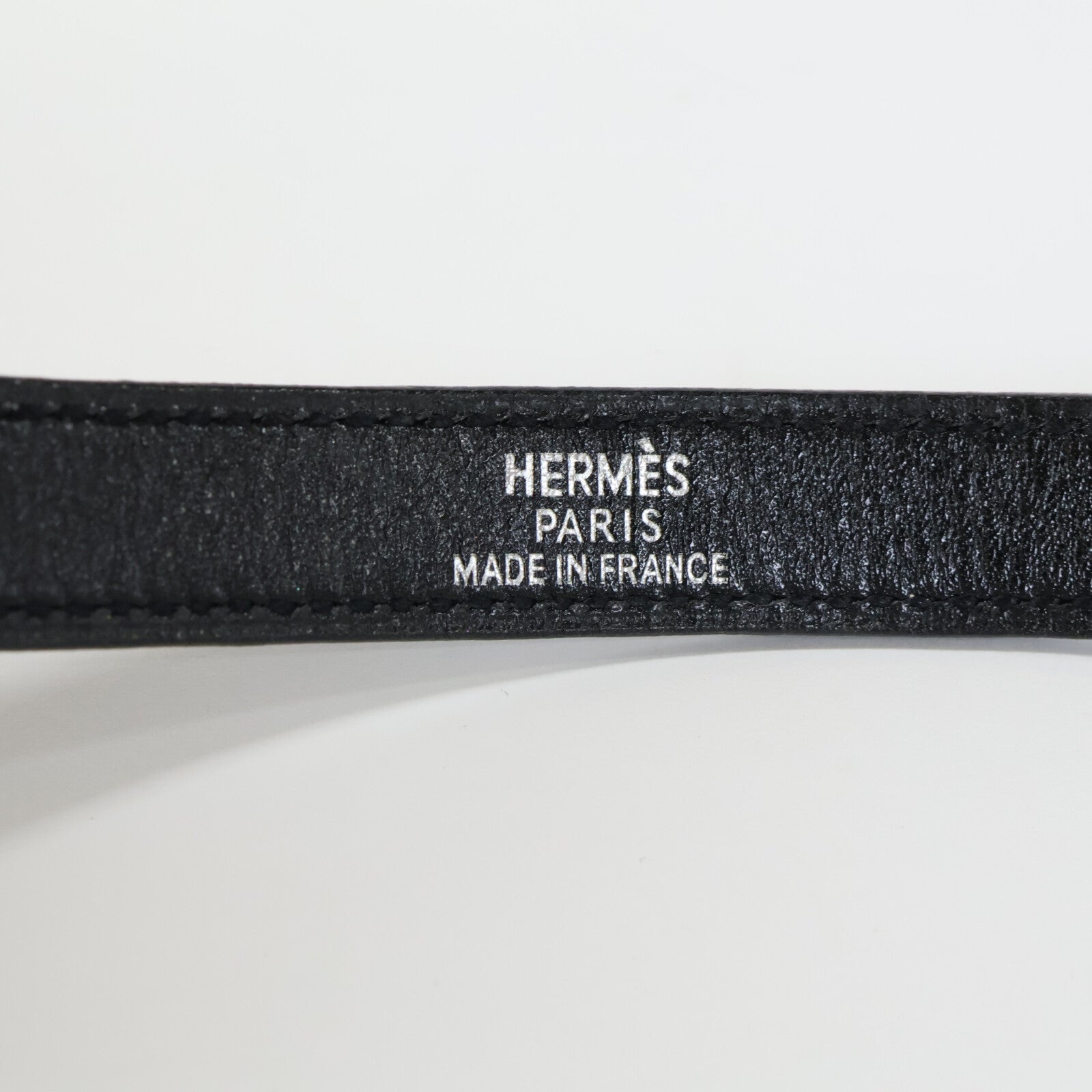 HERMES エルメス 00s □F刻印 ケリー ドゥブルトゥール レザー ブレスレット