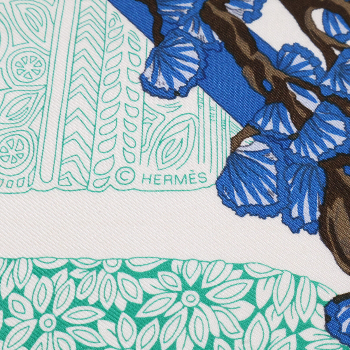 HERMES エルメス 【美品】Les Legendes de l'Arbre 木の伝説 カレ90 シルク100％ スカーフ