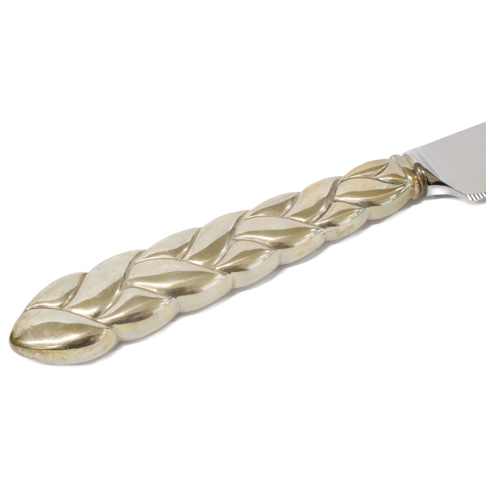 TIFFANY&Co. Tiffany & Co. [Excellent condition] sterling silver bread knife with braided handle other