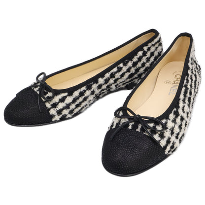 CHANEL シャネル G02819 ブラック ココマーク バレエシューズ シューズ