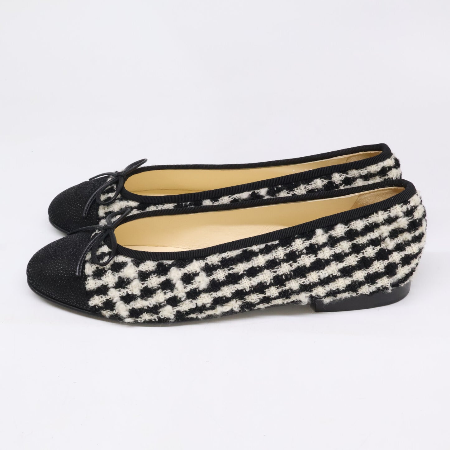CHANEL シャネル G02819 ブラック ココマーク バレエシューズ シューズ