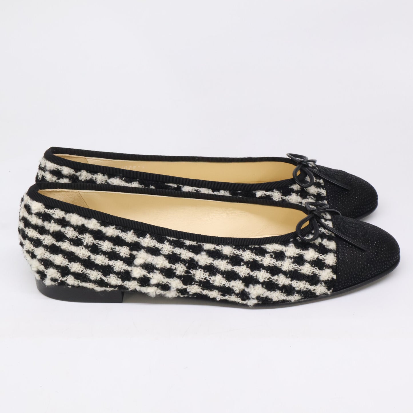 CHANEL シャネル G02819 ブラック ココマーク バレエシューズ シューズ