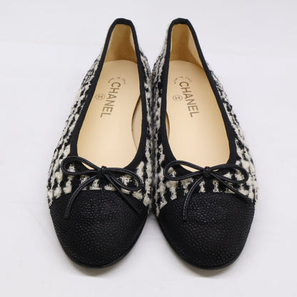 CHANEL シャネル G02819 ブラック ココマーク バレエシューズ シューズ