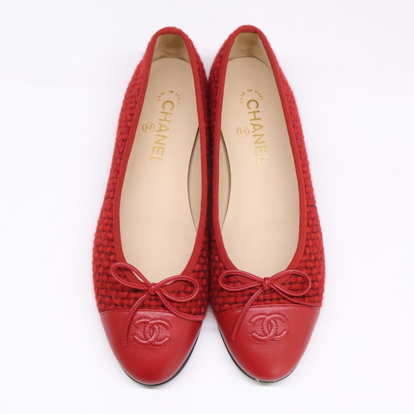 CHANEL シャネル G02819 ココマーク バレエシューズ シューズ