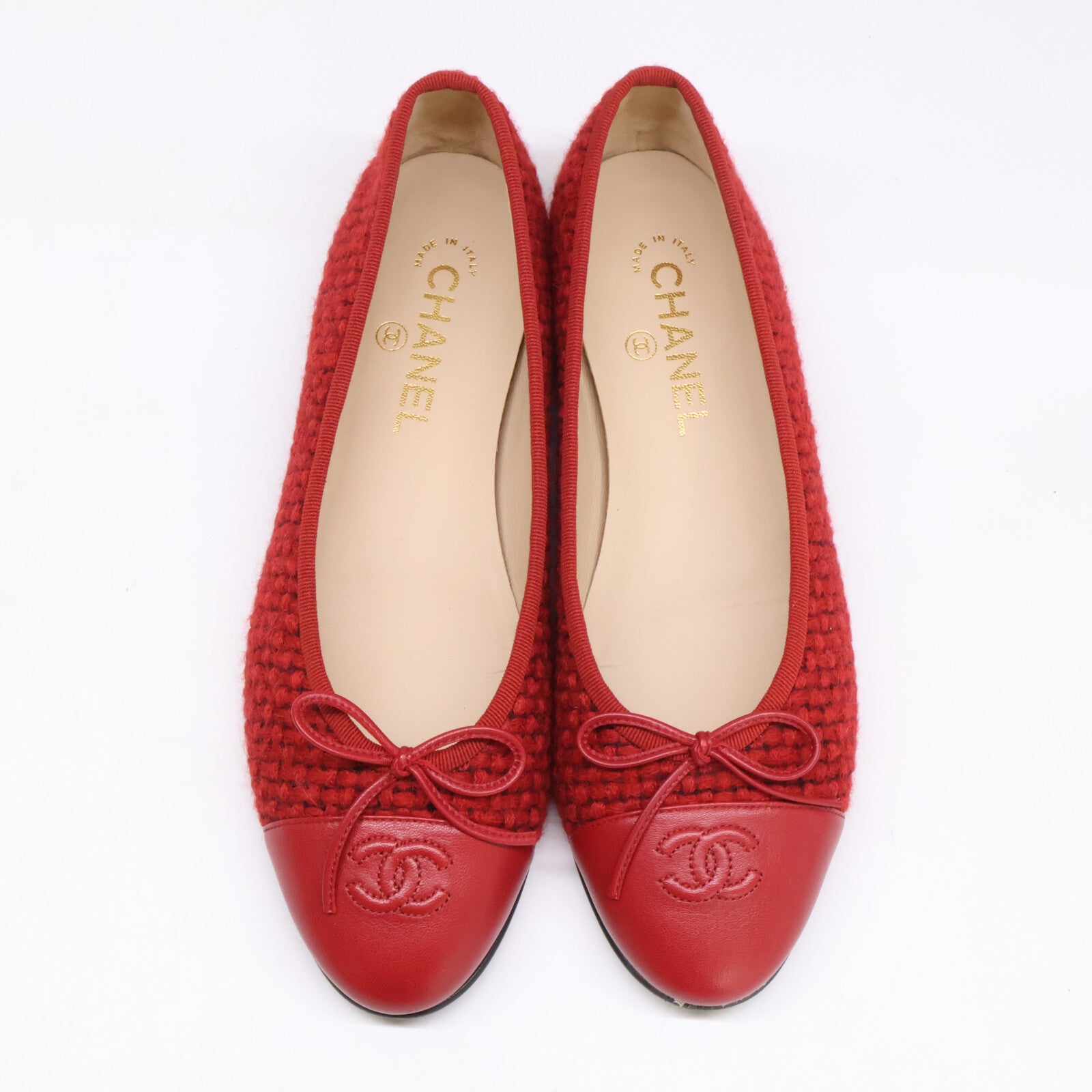 CHANEL シャネル G02819 ココマーク バレエシューズ シューズ