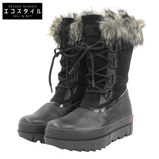 SOREL ソレル 新品同様 JOAN OF ARCTIC スノーブーツ メンズ ブラック 26cm シューズ