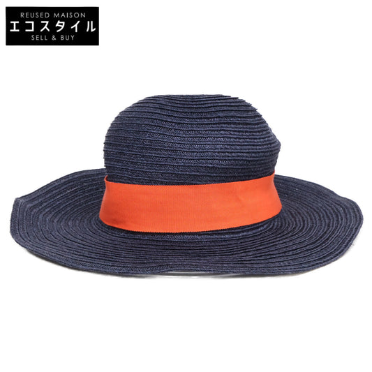 HERMES エルメス 【美品/国内正規】ストローハット 帽子