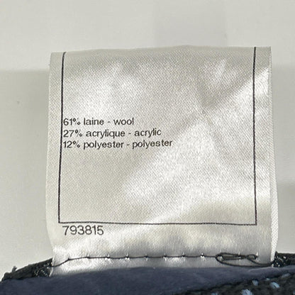 CHANEL シャネル P39404V28323 Denim-Style Tweed Skirt Skirt
