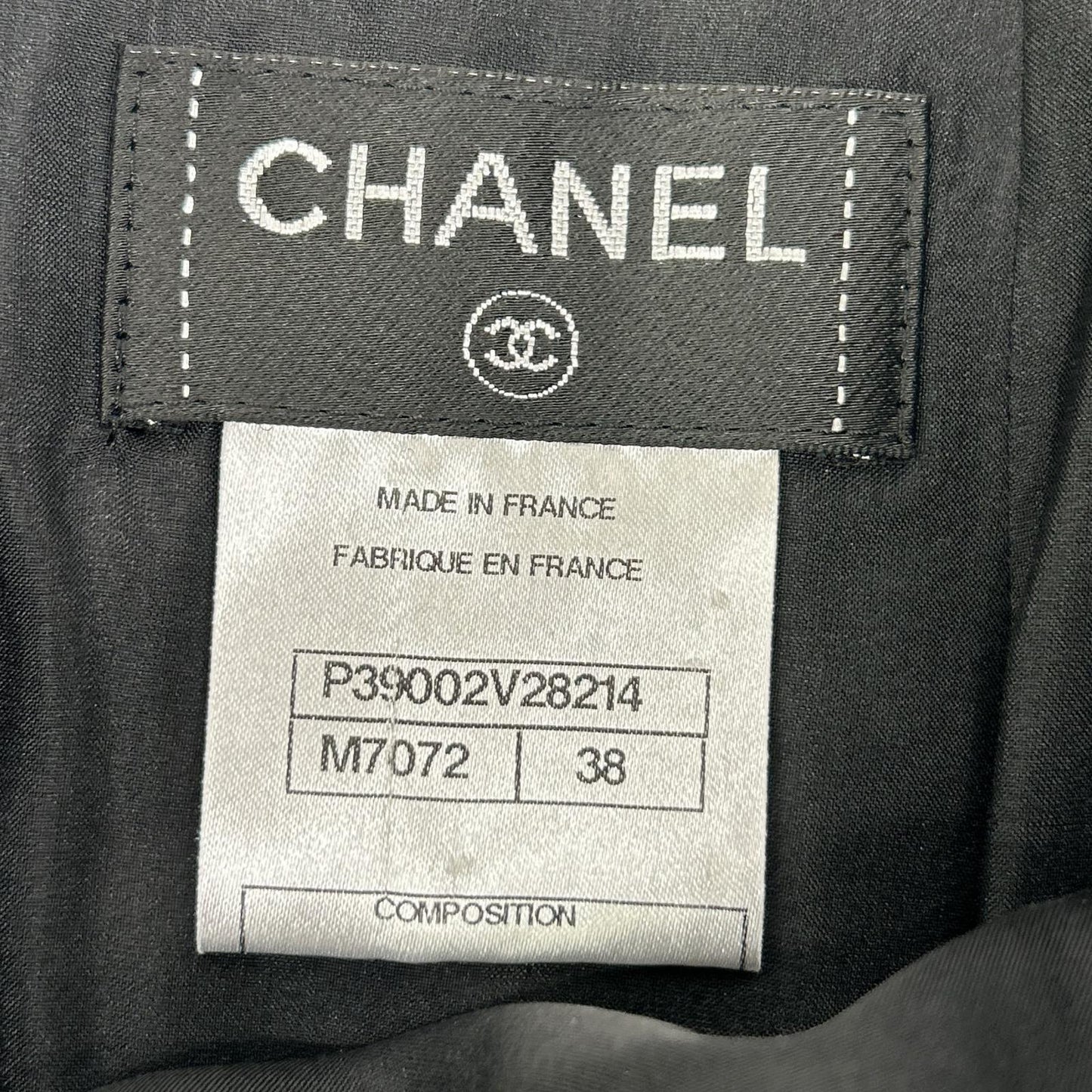 CHANEL シャネル P39002V28214 ウール プリーツスカート スカート