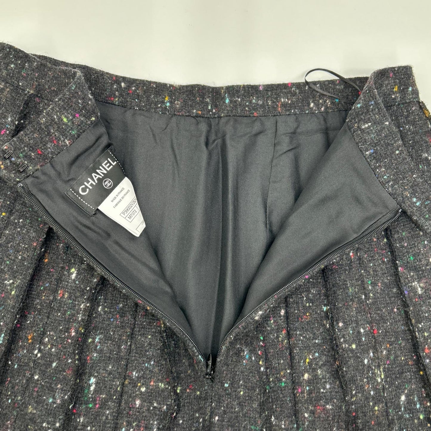 CHANEL シャネル P39002V28214 ウール プリーツスカート スカート