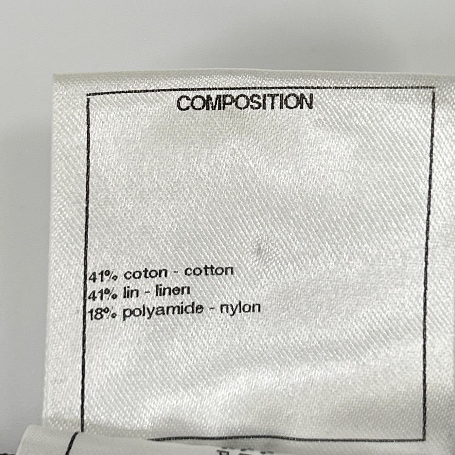 CHANEL シャネル P53209K06887 リネン混 フリル ニットワンピース ワンピース