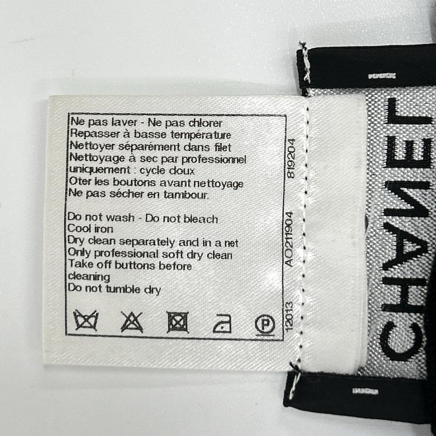 CHANEL シャネル P53209K06887 リネン混 フリル ニットワンピース ワンピース