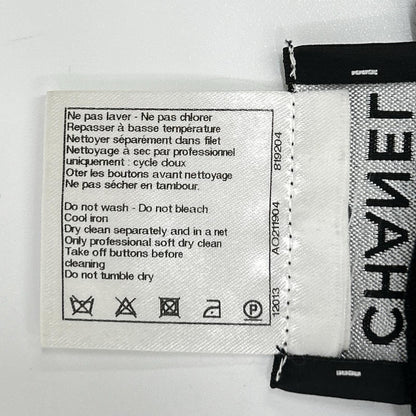 CHANEL シャネル P53209K06887 リネン混 フリル ニットワンピース ワンピース
