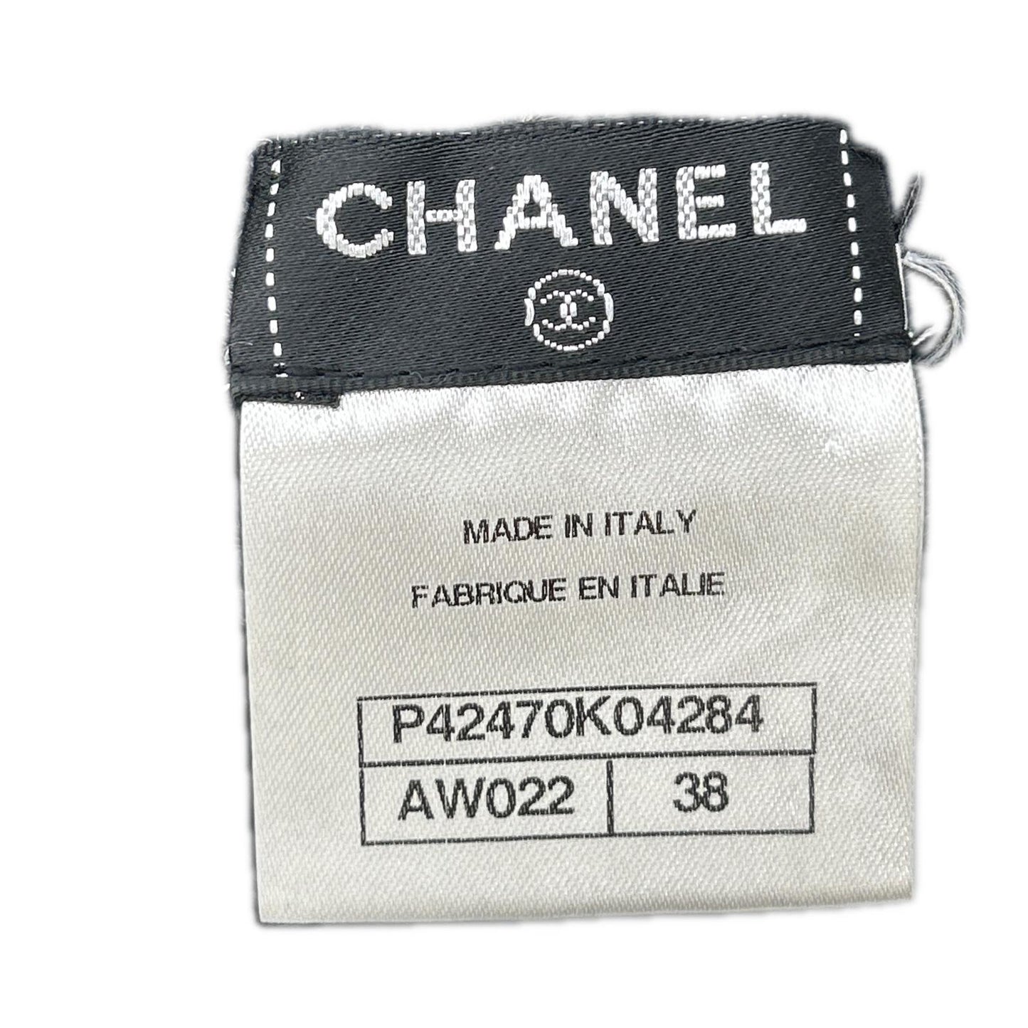 CHANEL シャネル P42470K04284 グレー アルパカ混 タートルネック ニット トップス