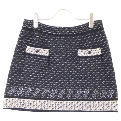 CHANEL シャネル 美品 国内正規 P39234K02786、P39241 カシミヤシルク混 モヘヤニット ジップジャケット スカート セットアップ スーツ セットアップ
