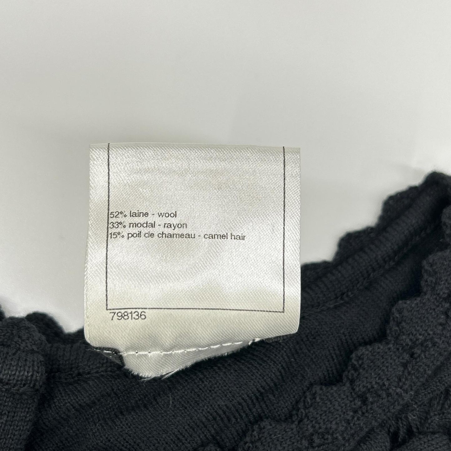 CHANEL シャネル P41983K03209 ブラック CC釦 ニットセーター トップス