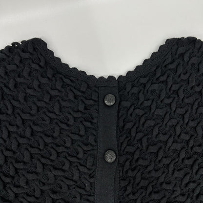 CHANEL シャネル P41983K03209 ブラック CC釦 ニットセーター トップス