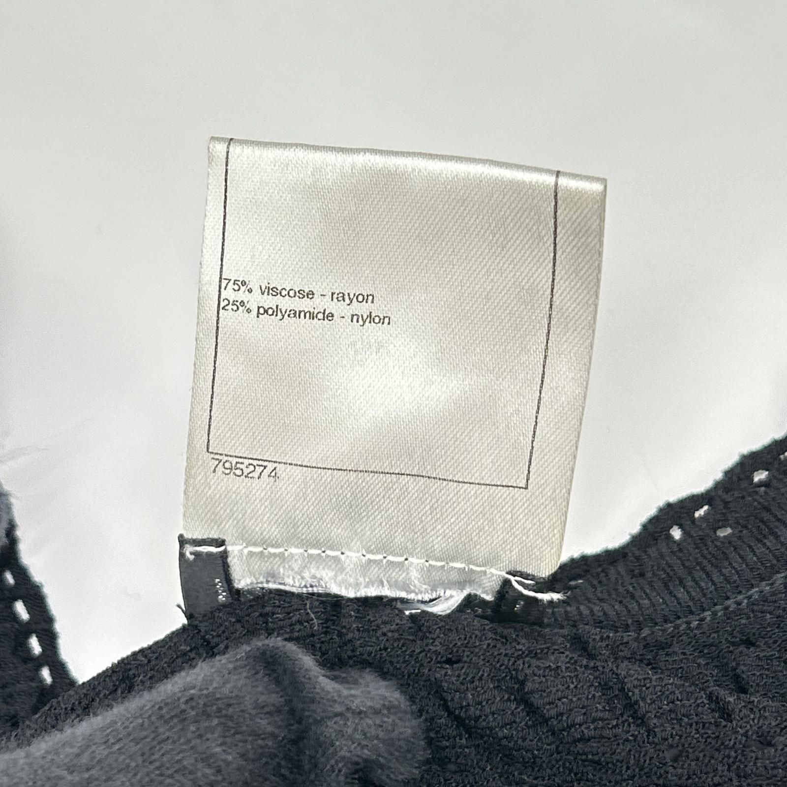 CHANEL シャネル P40326K02942 CC釦 ノースリーブ ニット ワンピース ワンピース
