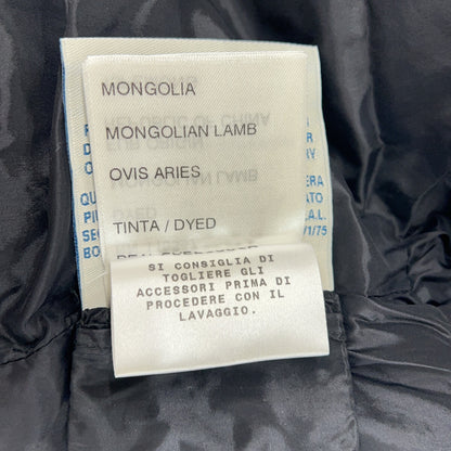 MONCLER SUMIYO short down jacket with fur-trimmed collar jacket