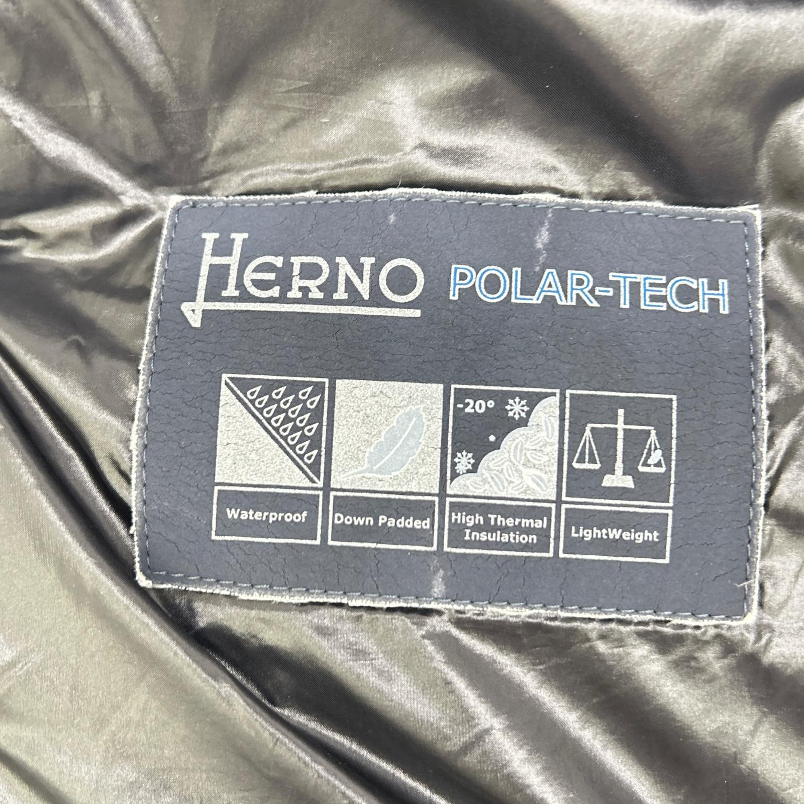 HERNO ヘルノ PI0203D POLAR TECH 襟ファー ダウンコート コート