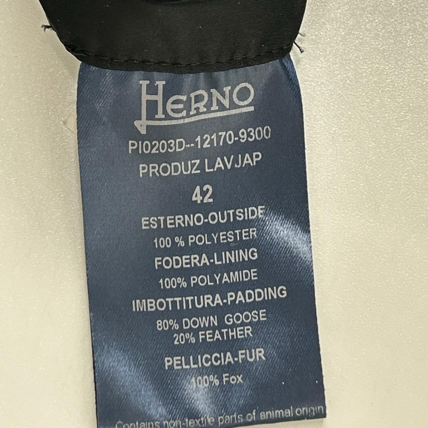 HERNO ヘルノ PI0203D POLAR TECH 襟ファー ダウンコート コート
