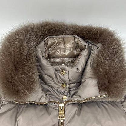 HERNO ヘルノ PI0497D POLAR TECH ファー付 レイヤード ダウンコート コート