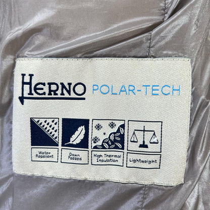 HERNO ヘルノ PI0497D POLAR TECH ファー付 レイヤード ダウンコート コート