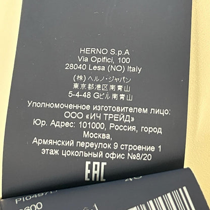 HERNO ヘルノ PI0497D POLAR TECH ファー付 レイヤード ダウンコート コート