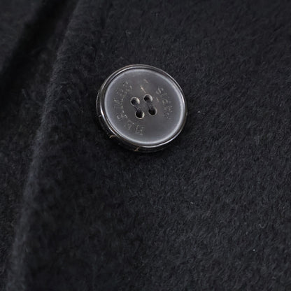 HERMES エルメス Excellent Condition Domestic Authentic Cashmere Belted Stand-Collar Coat Coat
