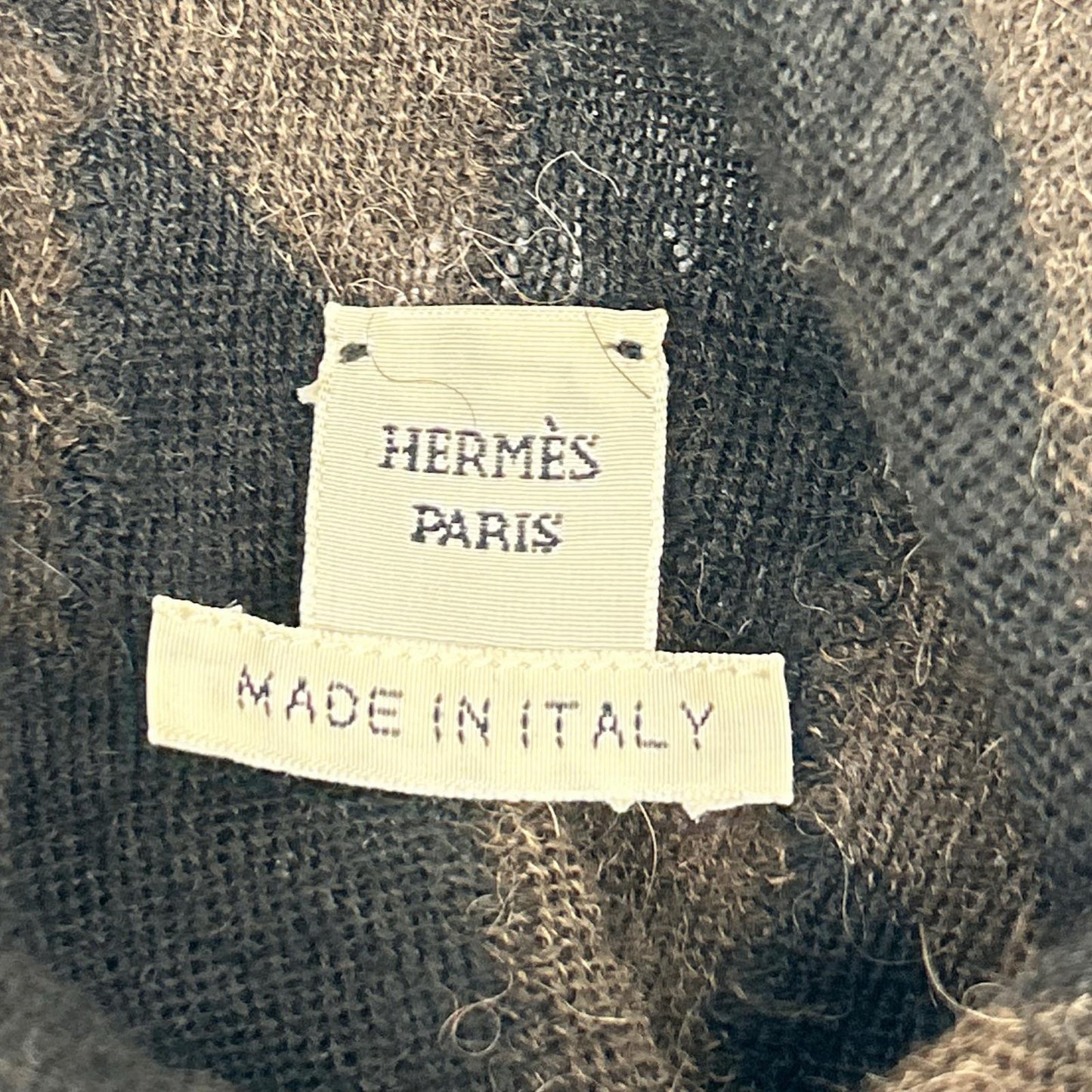 HERMES エルメス ルメール期 アルパカ混ウール ノースリーブ ニット トップス