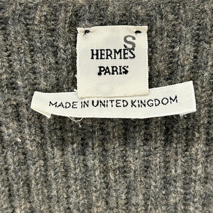 HERMES エルメス ルメール期 カシミヤ Vネック ニットセーター ※ソルド品 トップス