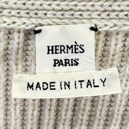 HERMES エルメス ルメール期 ウール Vネック ニットセーター トップス