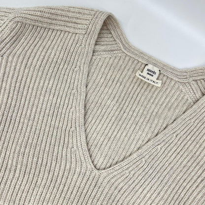 HERMES エルメス ルメール期 ウール Vネック ニットセーター トップス
