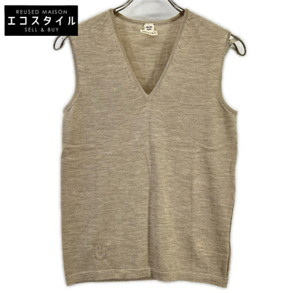 HERMES エルメス Lemaire Era H-Logo Silk Knit Vest Vest