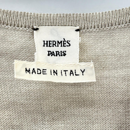 HERMES エルメス ルメール期 Hロゴ シルク ニットベスト ベスト