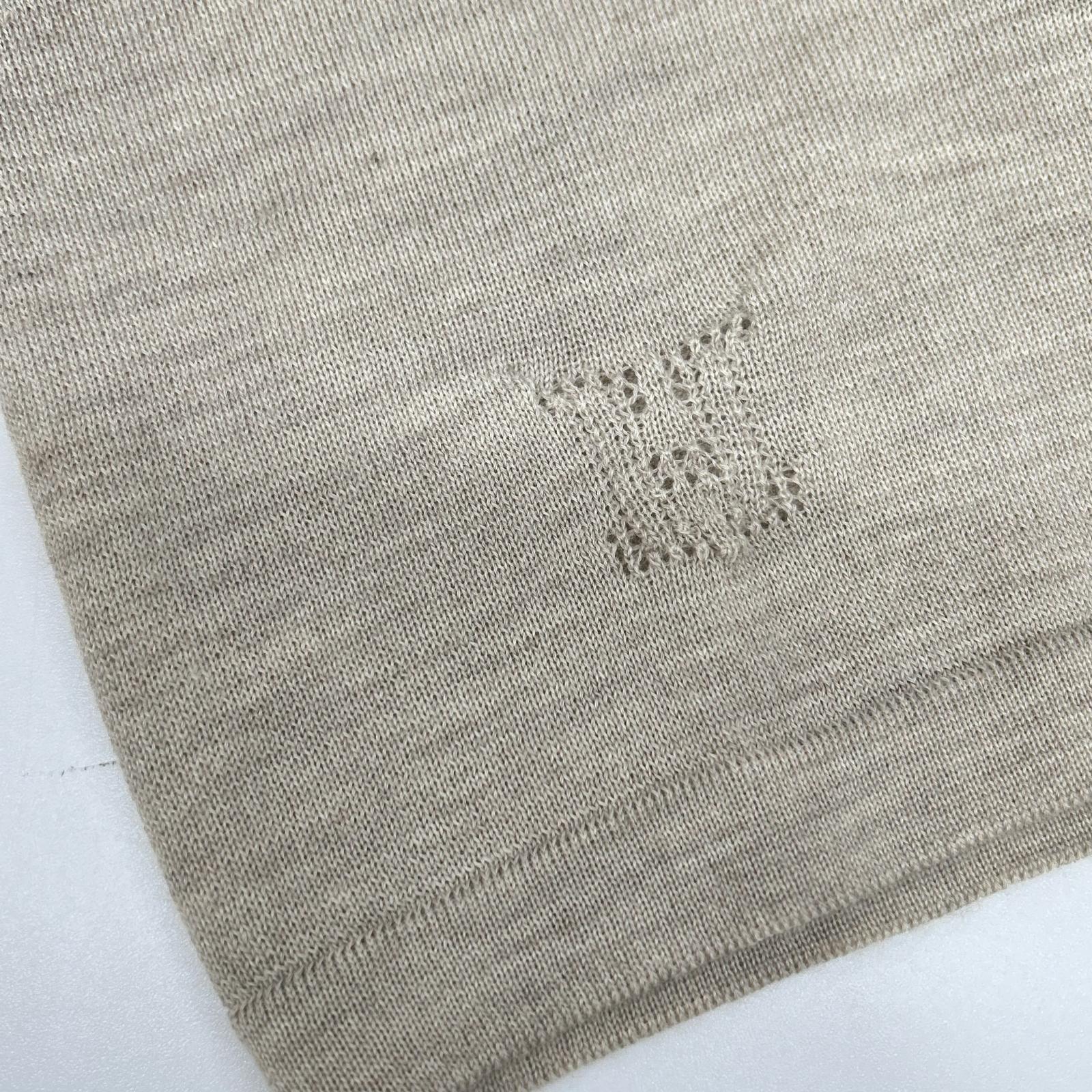 HERMES エルメス ルメール期 Hロゴ シルク ニットベスト ベスト