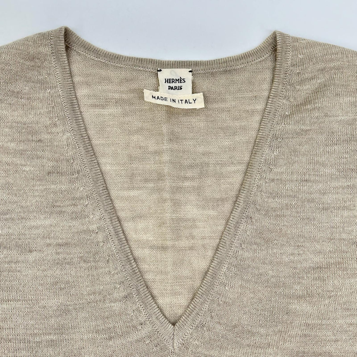 HERMES エルメス ルメール期 Hロゴ シルク ニットベスト ベスト