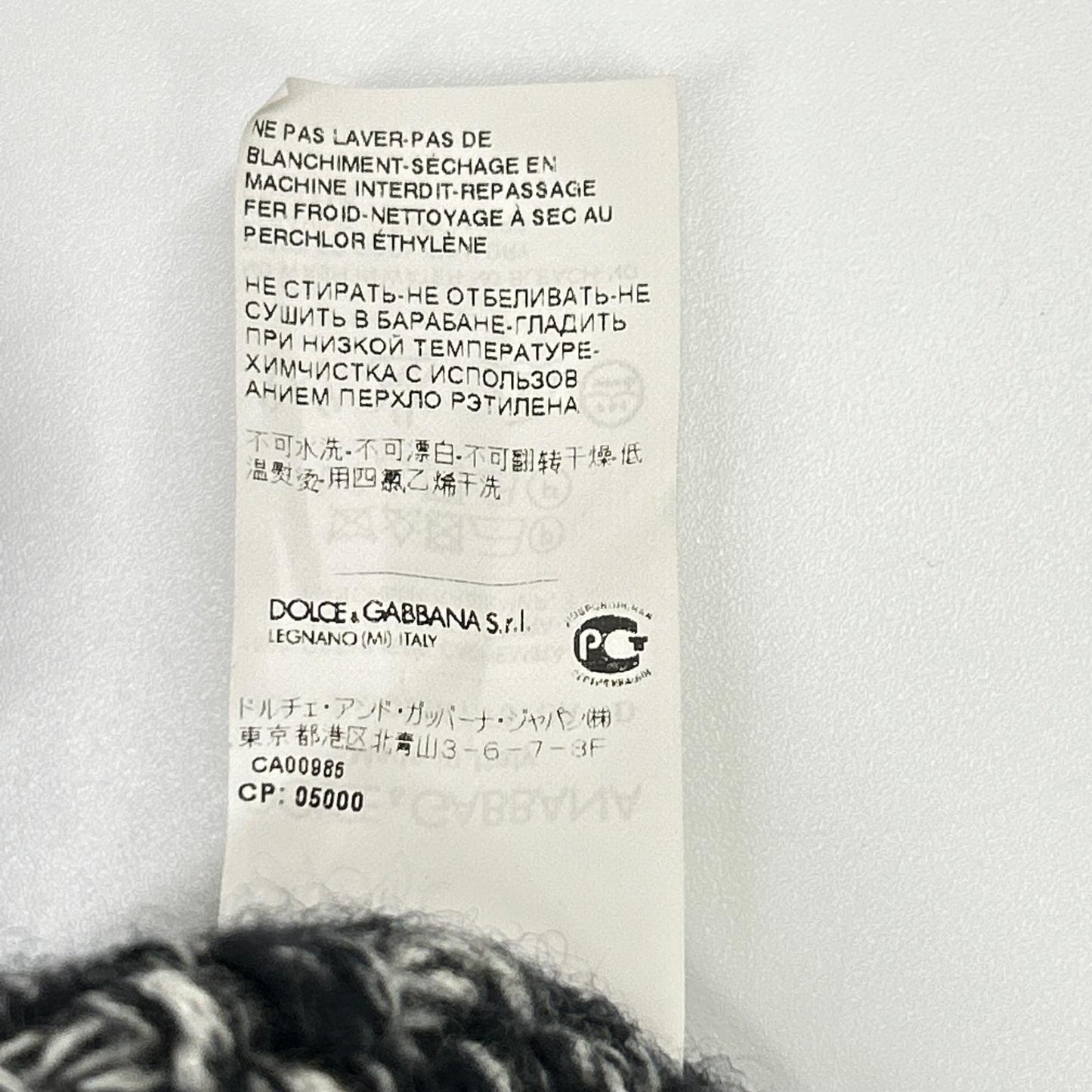 DOLCE&GABBANA ドルチェアンドガッバーナ FMQ23K/F57DA カシミヤ ケープ/ポンチョ トップス