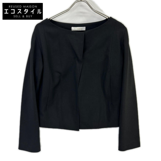 Chloe クロエ 19AVE39-9A061 ブラック バックリボン ノーカラージャケット ジャケット